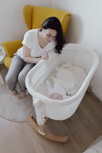 Petite&Mars co-sleeper reglabil 2in1 GLORY cu functie de leganare 