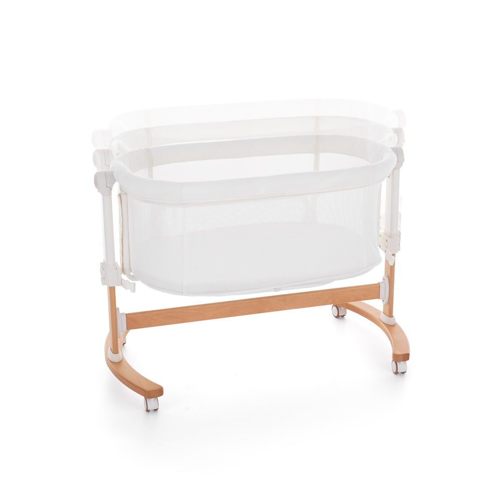 Petite&Mars co-sleeper reglabil 2in1 GLORY cu functie de leganare 