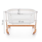 Petite&Mars co-sleeper reglabil 2in1 GLORY cu functie de leganare 