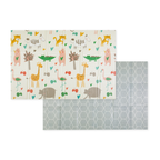 Petite&Mars covor de joaca pliabil 130x200 cm Campy L 0m+ Animals&Hexagon