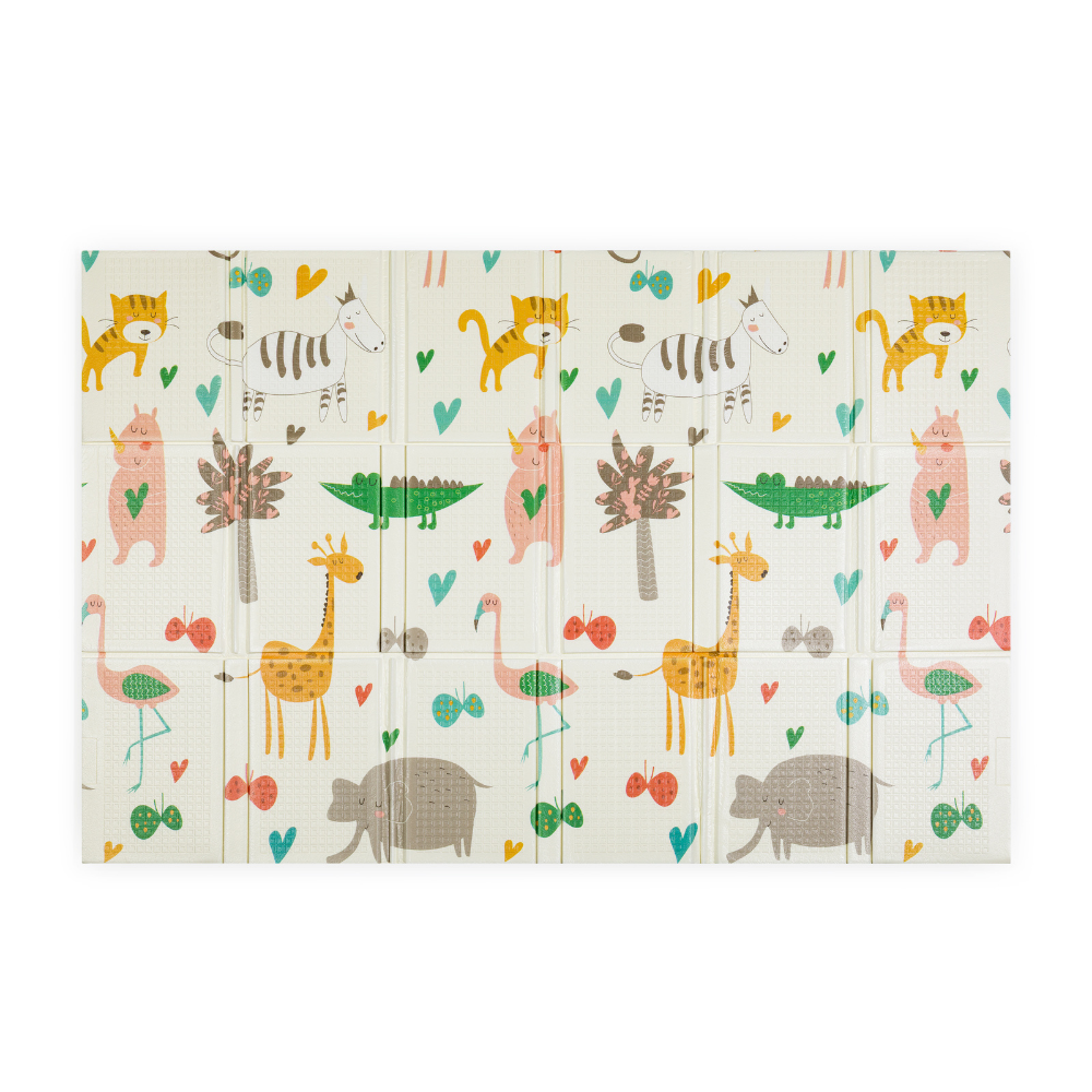 Petite&Mars covor de joaca pliabil 130x200 cm Campy L 0m+ Animals&Hexagon Imagine secundară a produsului