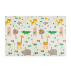 Petite&Mars covor de joaca pliabil 130x200 cm Campy L 0m+ Animals&Hexagon