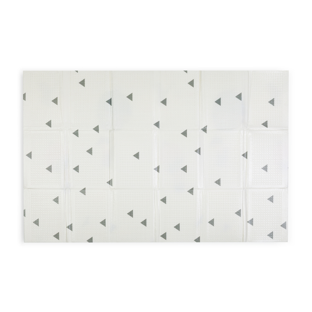 Petite&Mars covor de joaca pliabil 130x200 cm Campy L 0m+ Mountains&Triangle