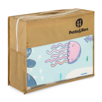 Petite&Mars covor de joaca pliabil 120x120 cm Campy S 0m+ Ocean&Arabesca