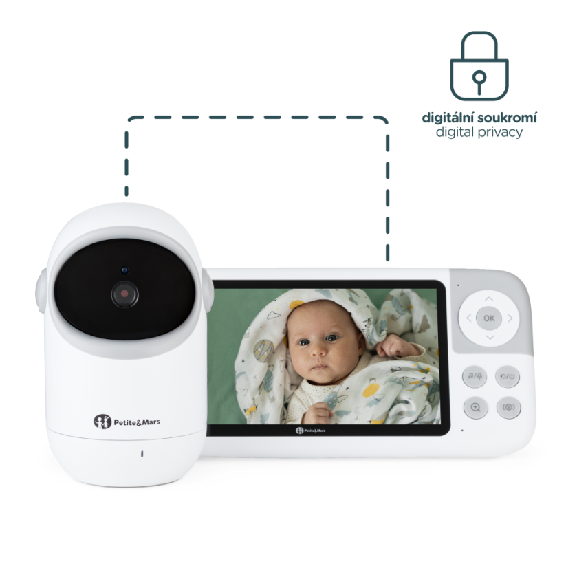 Petite&Mars Digital baby monitor EVE 5.0 