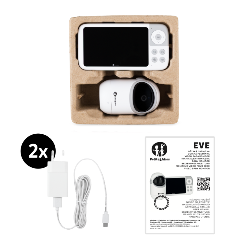 Petite&Mars Digital baby monitor EVE 5.0 
