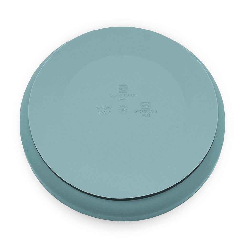 Petite&Mars farfurie plata silicon Take&Match 6m+ Frosted Sky