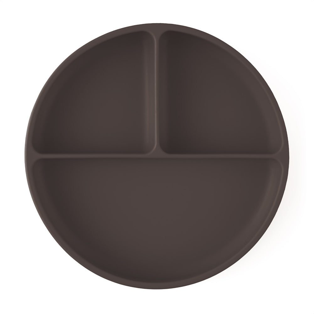 Petite&Mars farfurie rotunda compartimentata Take&Match 6m+ Bitter Cocoa