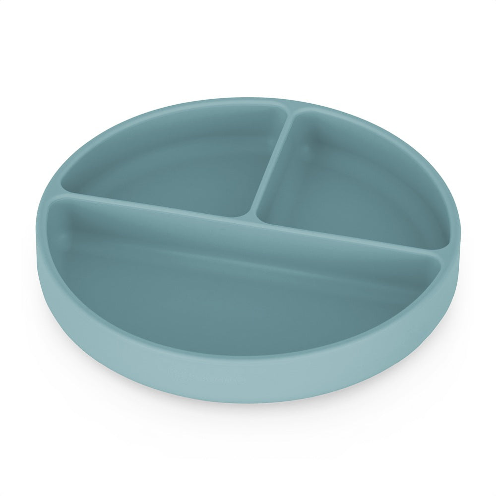 Petite&Mars farfurie rotunda compartimentata Take&Match 6m+ Frosted Sky