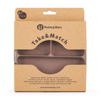 Petite&Mars farfurie rotunda compartimentata Take&Match 6m+ Velvet Latte
