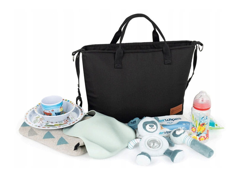 Petite&Mars geanta mamici Bag 0m+ Universal Black Imagine secundară a produsului