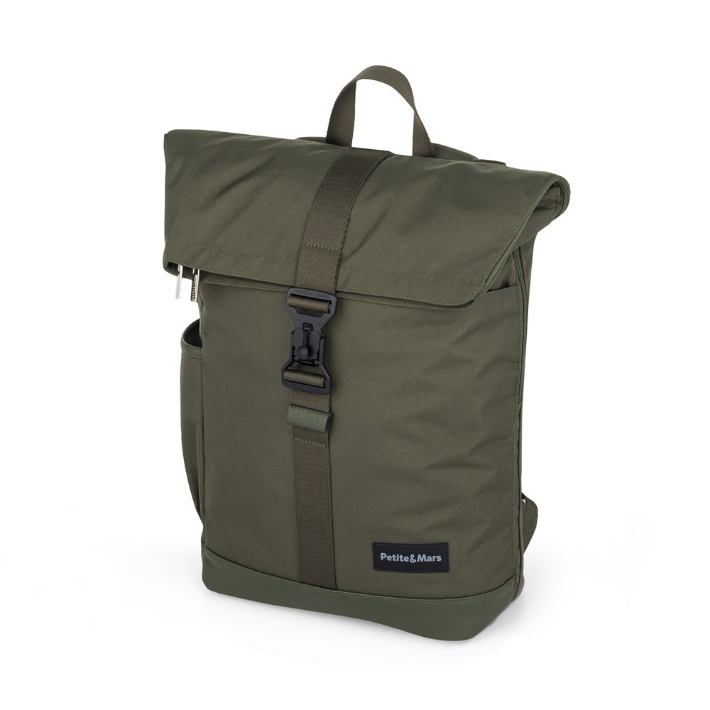 Petite&Mars geanta mamici de infasat Jackob 0m+ Military Green