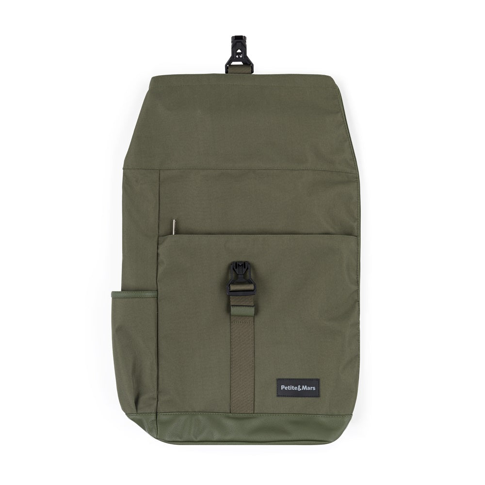 Petite&Mars geanta mamici de infasat Jackob 0m+ Military Green Imagine secundară a produsului