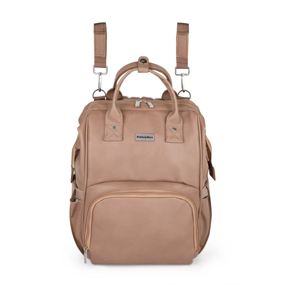 Petite&Mars geanta mamici Jasper 0m+ Camel Beige Imagine secundară a produsului