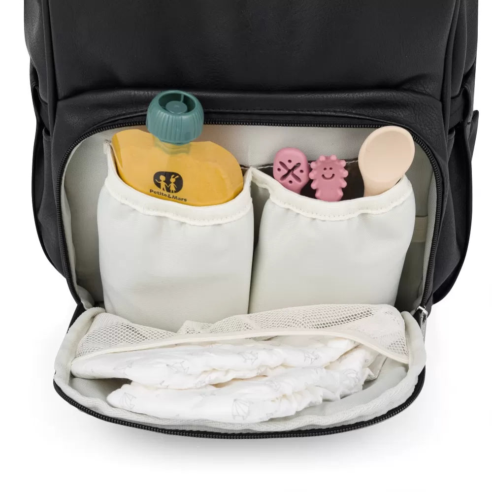 Petite&Mars geanta mamici Jasper 0m+ Camel Beige