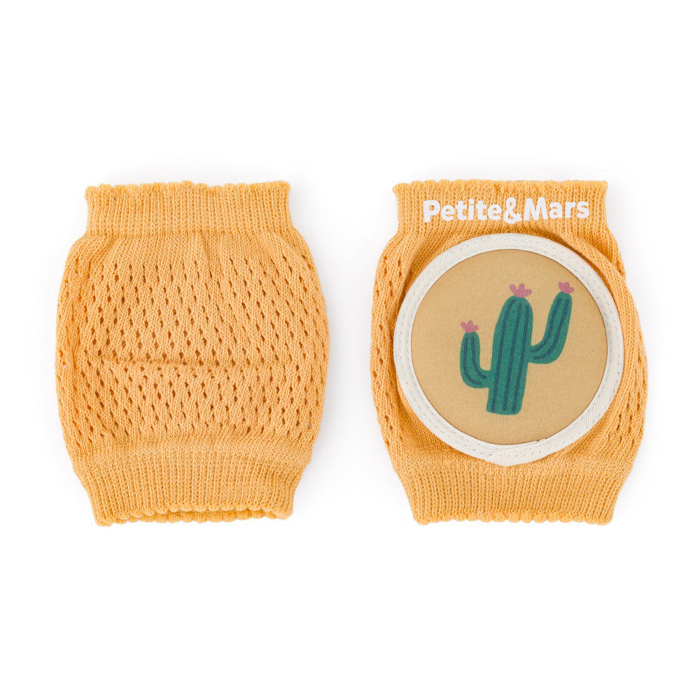 Petite&Mars genunchiere cu pernute 6m+ 2 buc Galben