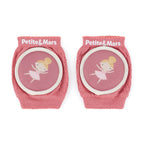 Petite&Mars genunchiere cu pernute 6m+ 2 buc Roz