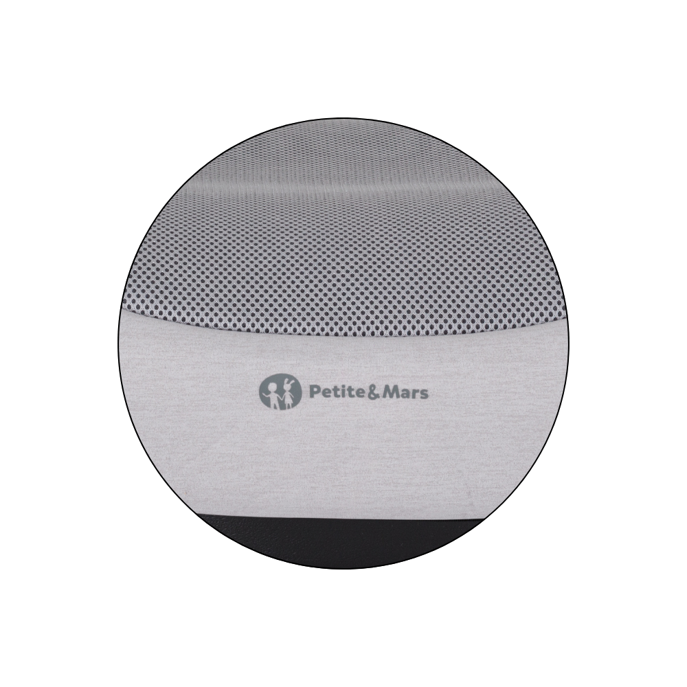 Petite&Mars inaltator auto Optimus Pro i-Size 125-150 cm Air Gentle Grey
