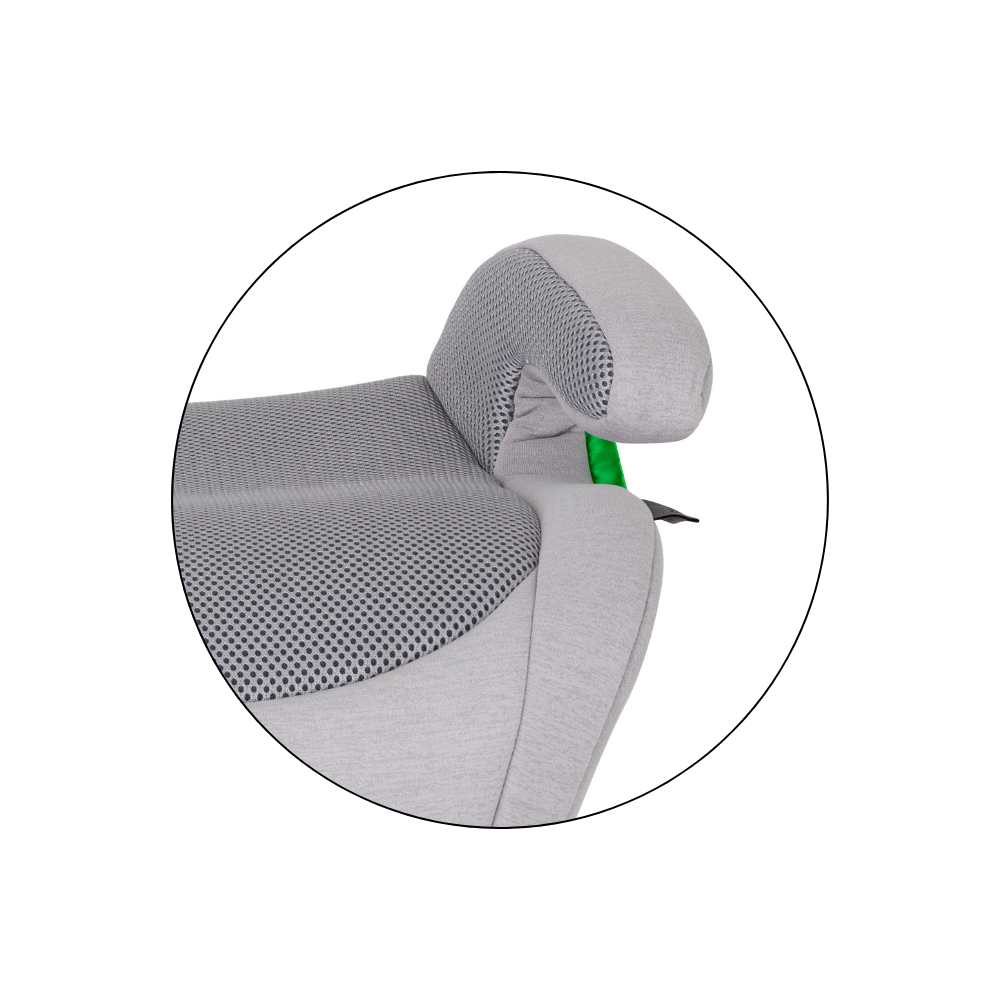 Petite&Mars inaltator auto Optimus Pro i-Size 125-150 cm Air Gentle Grey