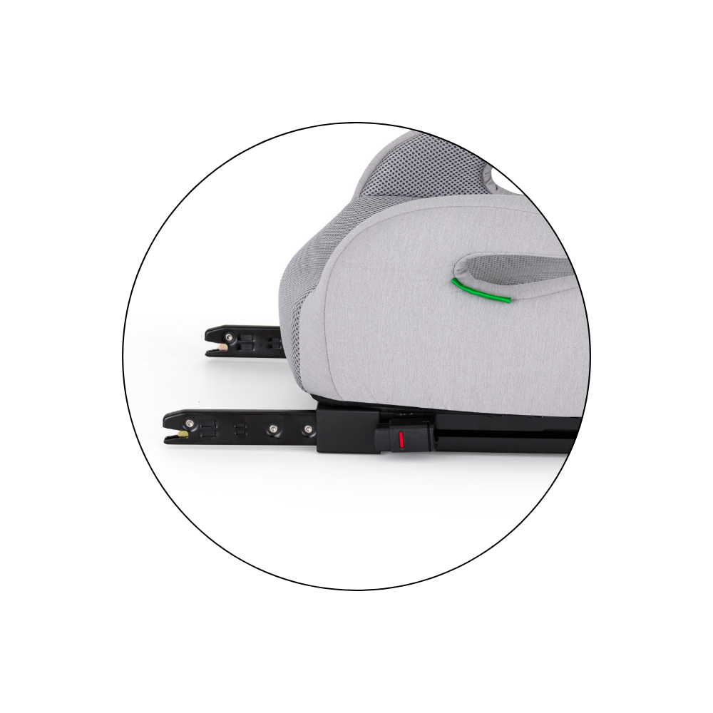 Petite&Mars inaltator auto Optimus Pro i-Size 125-150 cm Air Gentle Grey