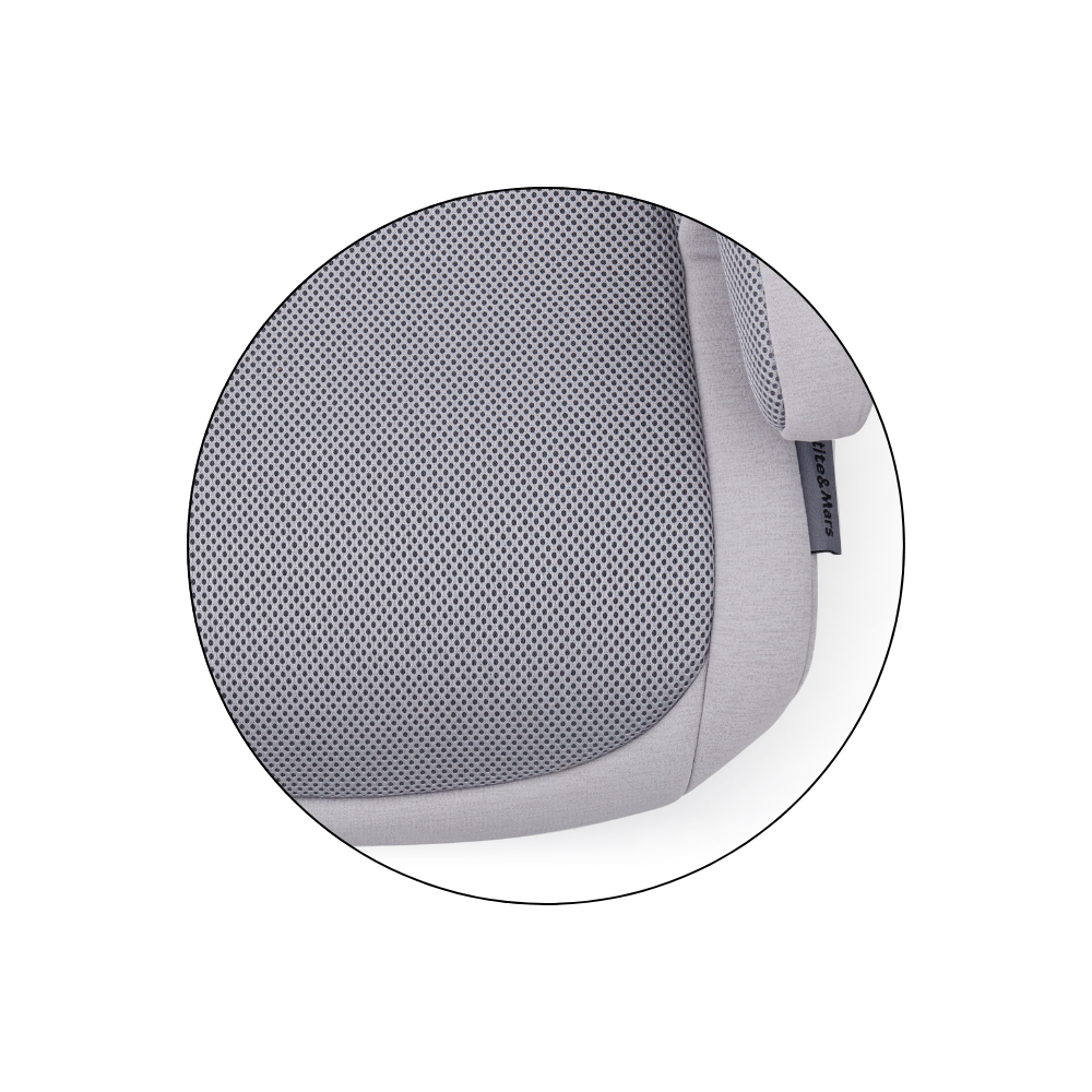 Petite&Mars inaltator auto Optimus Pro i-Size 125-150 cm Air Gentle Grey