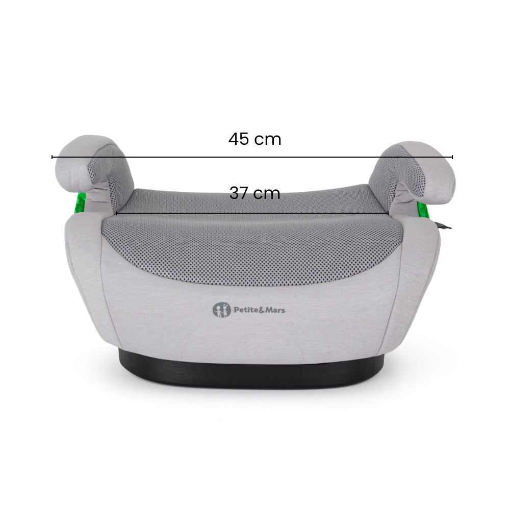 Petite&Mars inaltator auto Optimus Pro i-Size 125-150 cm Air Gentle Grey