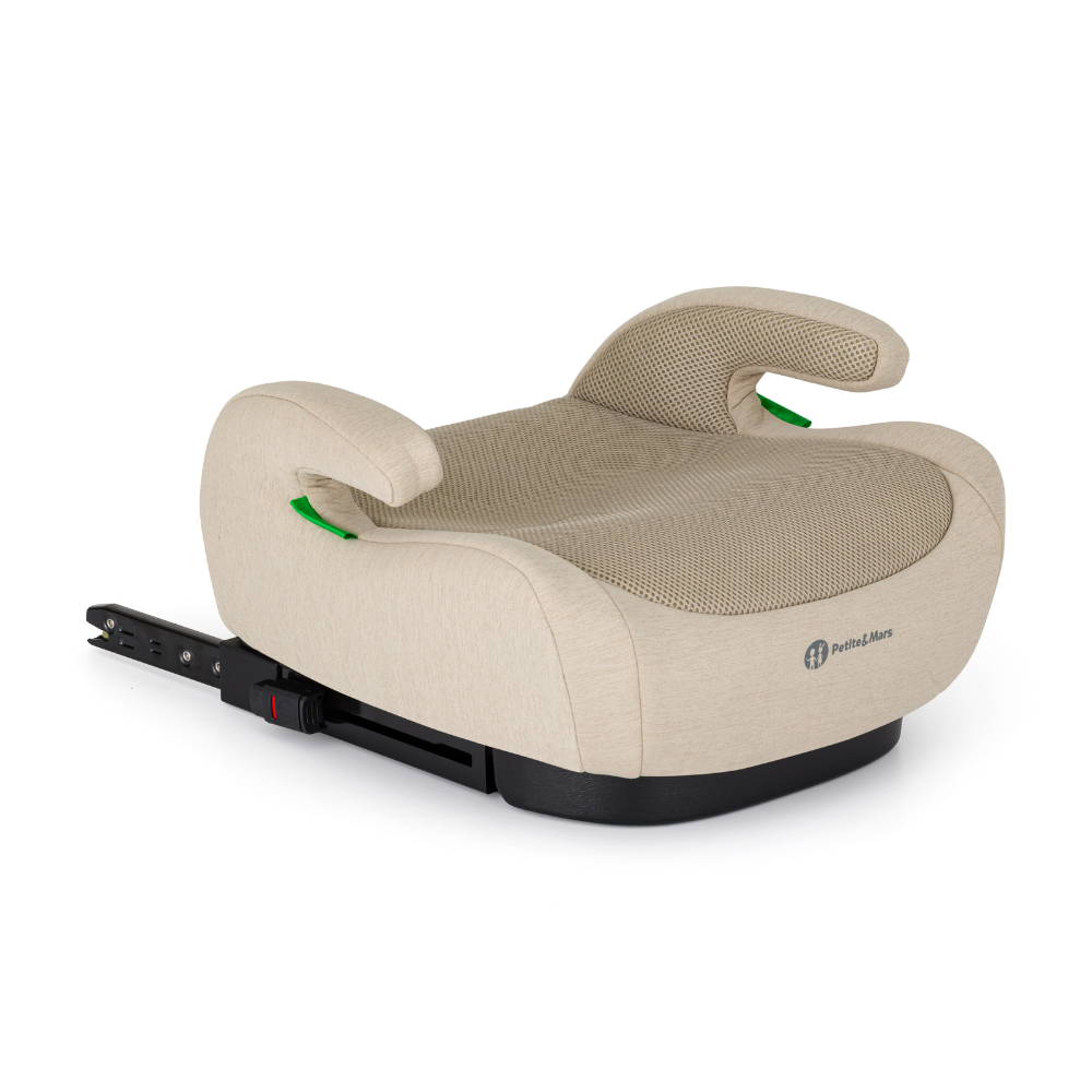 Petite&Mars inaltator auto Optimus Pro i-Size 125-150 cm Air Sage Beige Imagine principală a produsului