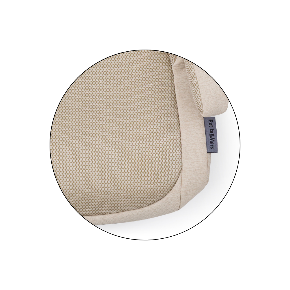 Petite&Mars inaltator auto Optimus Pro i-Size 125-150 cm Air Sage Beige