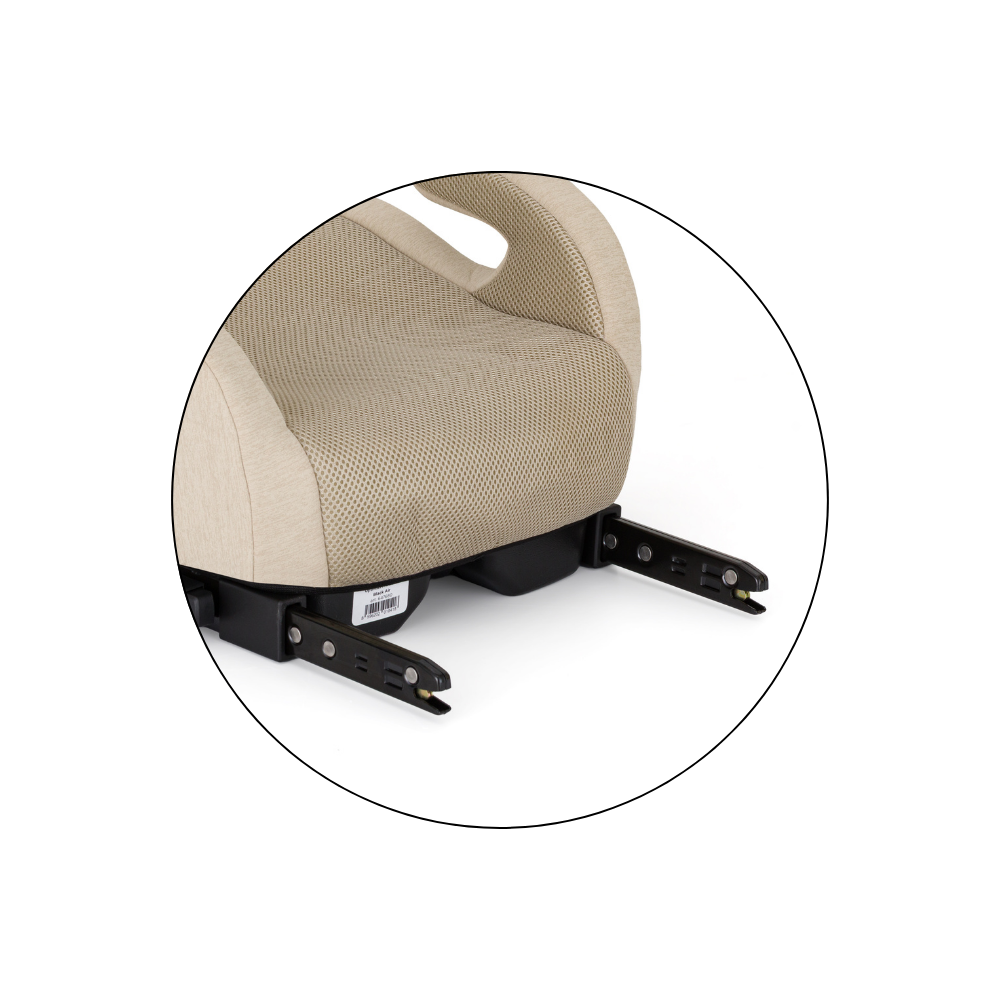Petite&Mars inaltator auto Optimus Pro i-Size 125-150 cm Air Sage Beige