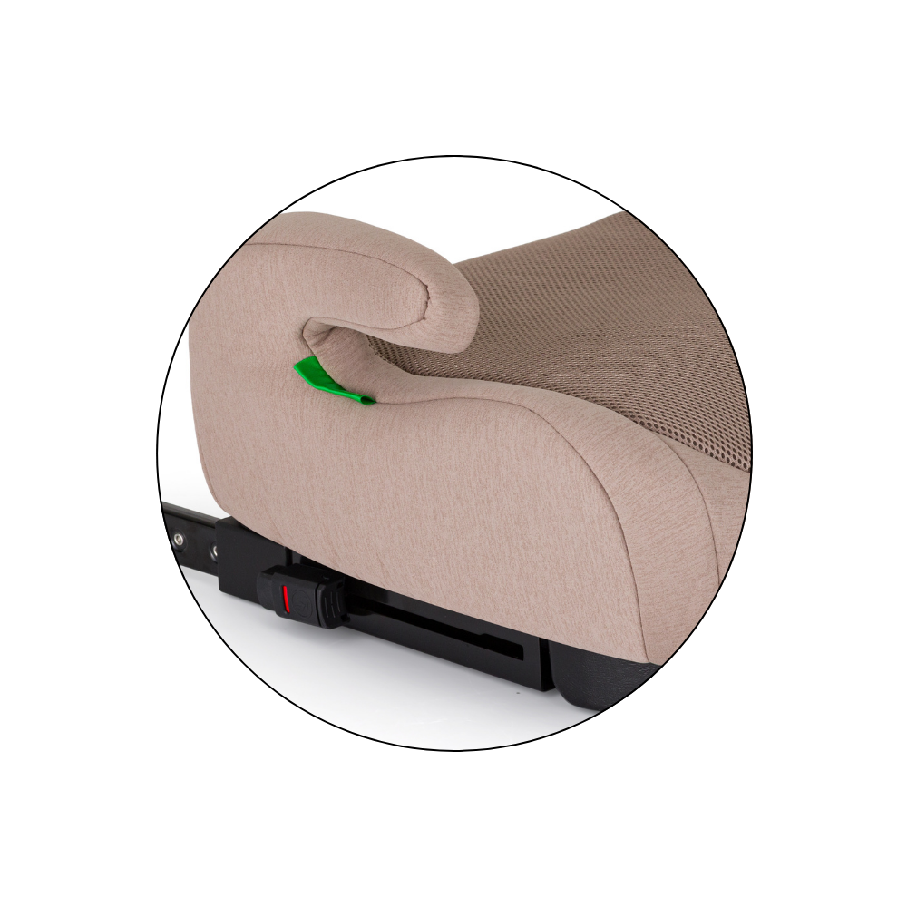 Petite&Mars inaltator auto Optimus Pro i-Size 125-150 cm Air Tan Brown
