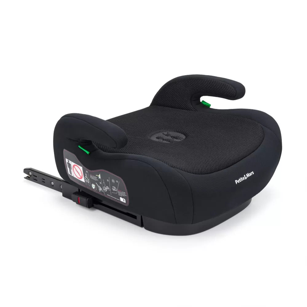 Petite&Mars inaltator auto Optimus Pro i-Size 125-150 cm Black Air