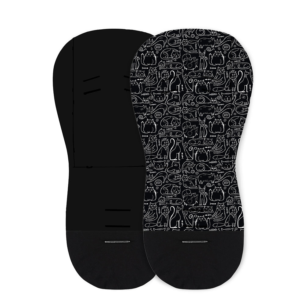 Petite&Mars insertie carucior Foamy 0m+, Black Cats
