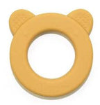 Petite&Mars jucarie dentitie si zornaitoare Bear 0m+ Intense Ochre