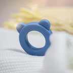 Petite&Mars jucarie dentitie si zornaitoare Bear 0m+ Petrol Blue