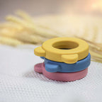 Petite&Mars jucarie dentitie si zornaitoare Bear 0m+ Petrol Blue