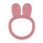 Petite&Mars jucarie dentitie silicon Bunny 0m+ Dusty Rose