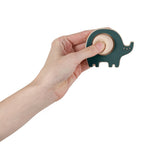 Petite&Mars jucarie dentitie silicon pop up Elefant Edwin 6m+ Misty Green