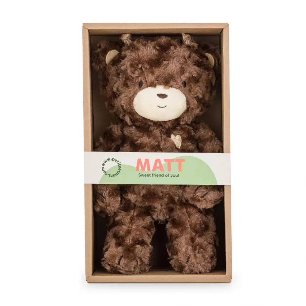 Petite&Mars jucarie plus ursulet 0m+ Matt Imagine principală a produsului