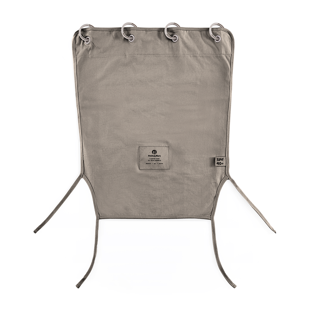 Petite&Mars parasolar carucior si scaun auto Sunny 0m+ Mocha Mousse