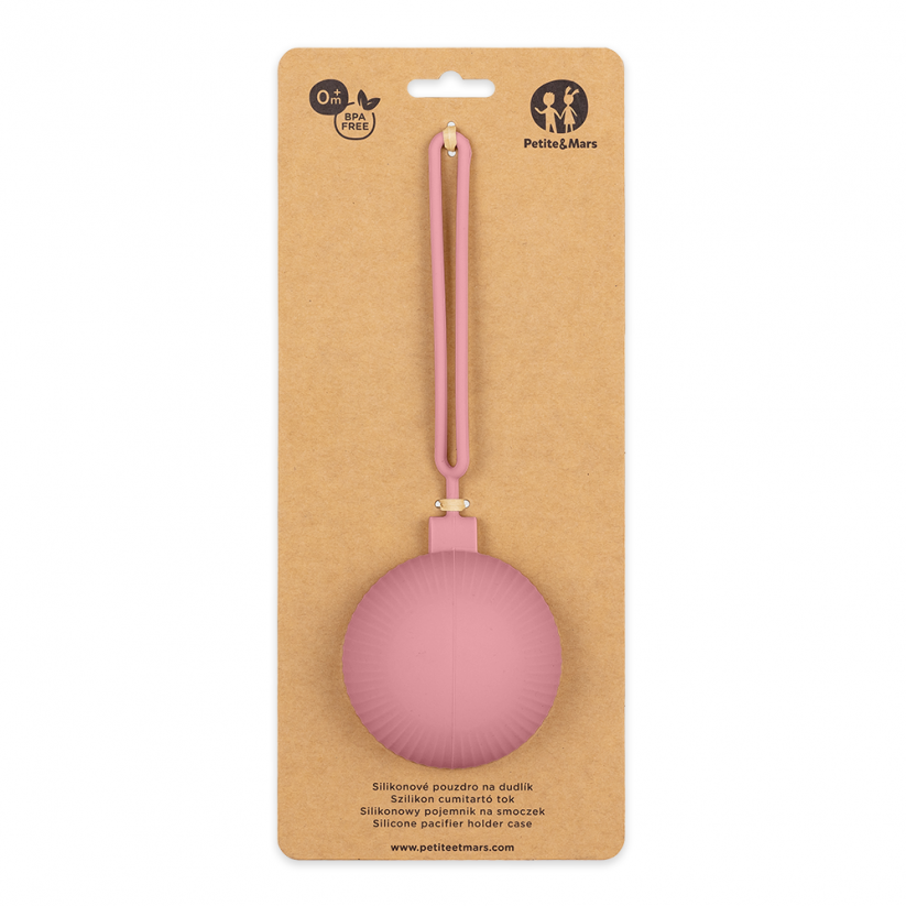 Petite&Mars port suzeta silicon 0m+ Dusty Rose