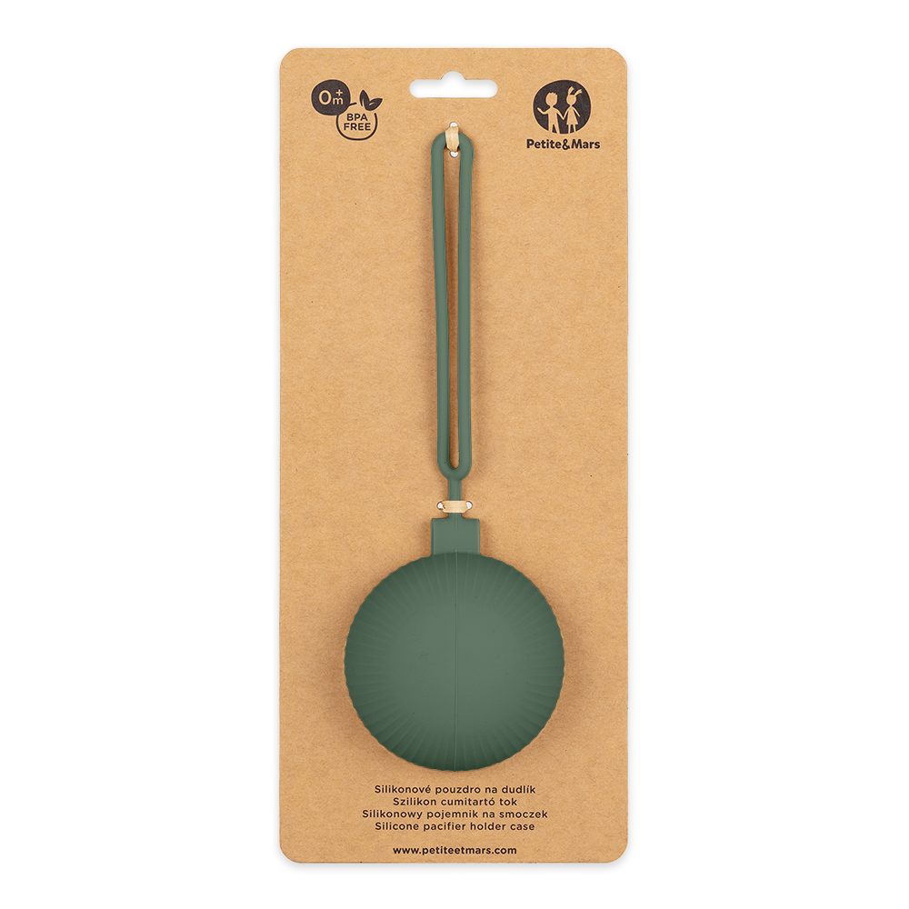 Petite&Mars port suzeta silicon 0m+ Misty Green
