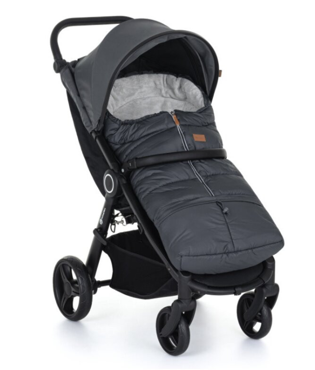 Petite&Mars sac pentru carucior 3in1 Jibot 0m+ Charcoal Grey Imagine secundară a produsului