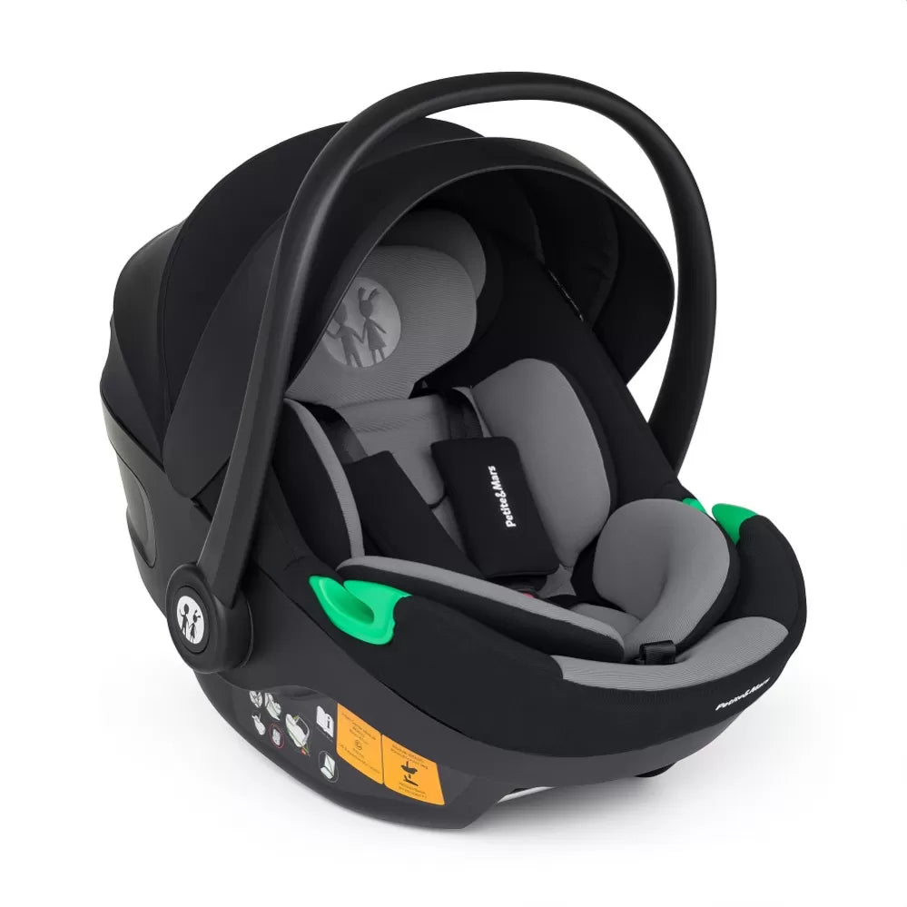 Petite&Mars scaun auto Core Pro i-Size 40-87cm Black Grey + BAZA Imagine secundară a produsului
