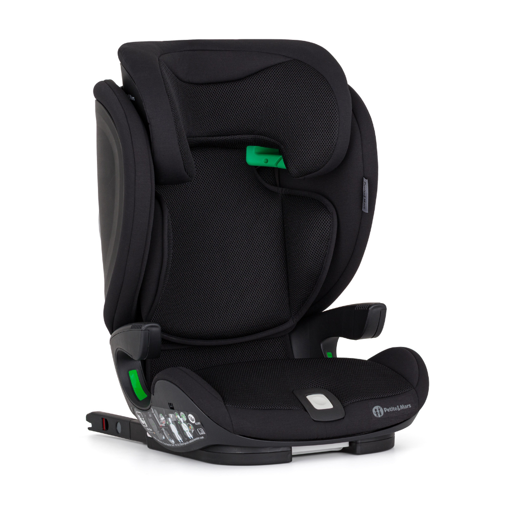 Petite&Mars scaun auto Elite Pro i-Size 100-150 cm (15-36 kg) Coal Black Air