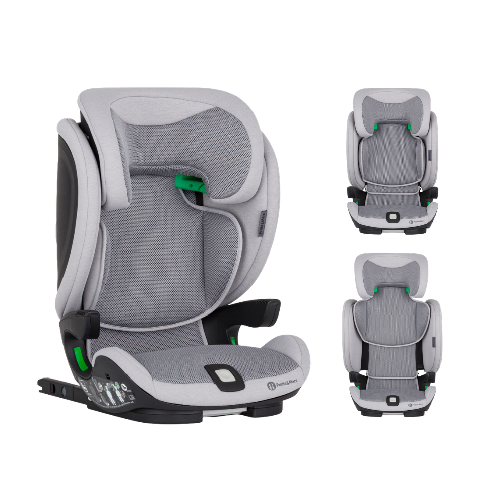 Petite&Mars scaun auto Elite Pro i-Size 100-150 cm (15-36 kg) Gentle Grey Air Imagine principală a produsului