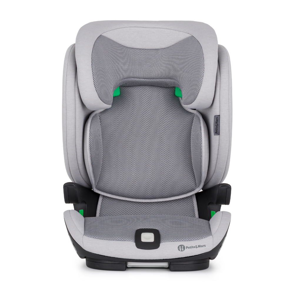 Petite&Mars scaun auto Elite Pro i-Size 100-150 cm (15-36 kg) Gentle Grey Air