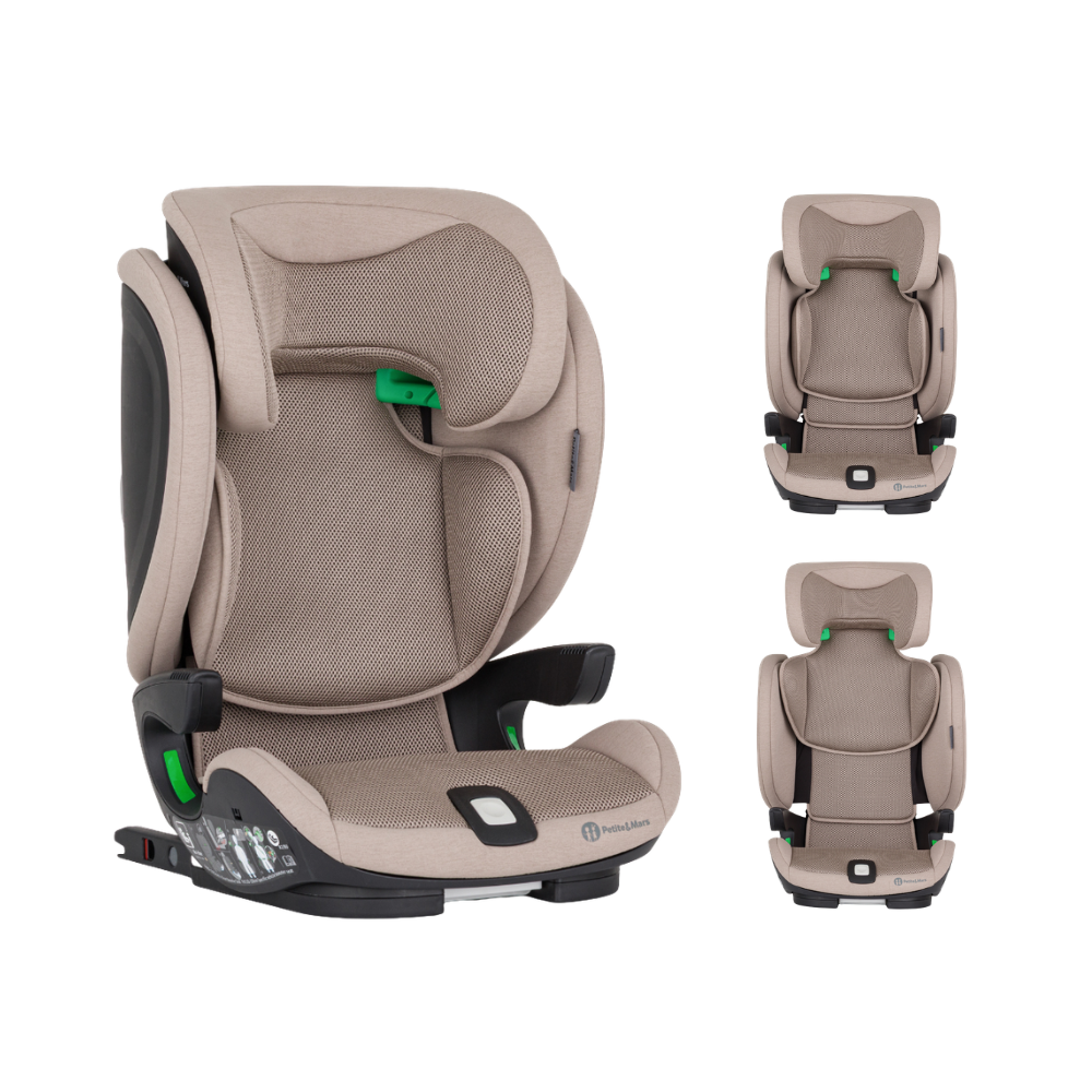 Petite&Mars scaun auto Elite Pro i-Size 100-150 cm (15-36 kg) Tan Brown Air Imagine principală a produsului