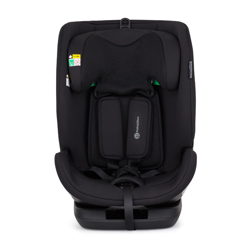 Petite&Mars scaun auto Prime Pro i-Size 76-150 cm (9-36 kg) Coal Black Air