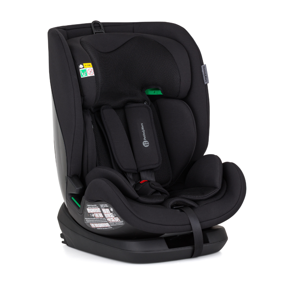 Petite&Mars scaun auto Prime Pro i-Size 76-150 cm (9-36 kg) Coal Black Air