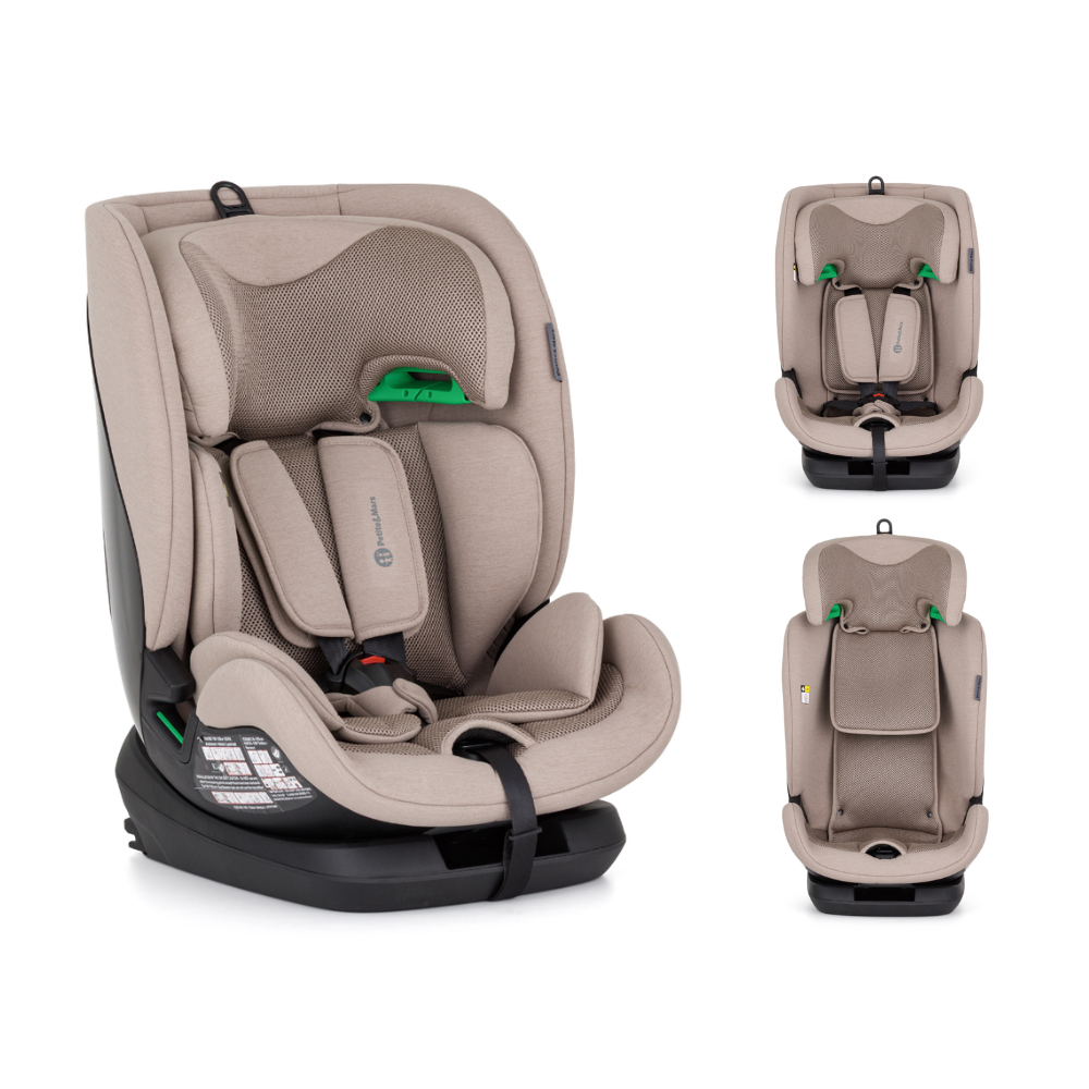 Petite&Mars scaun auto Prime Pro i-Size 76-150 cm (9-36 kg) Tan Brown Air Imagine principală a produsului